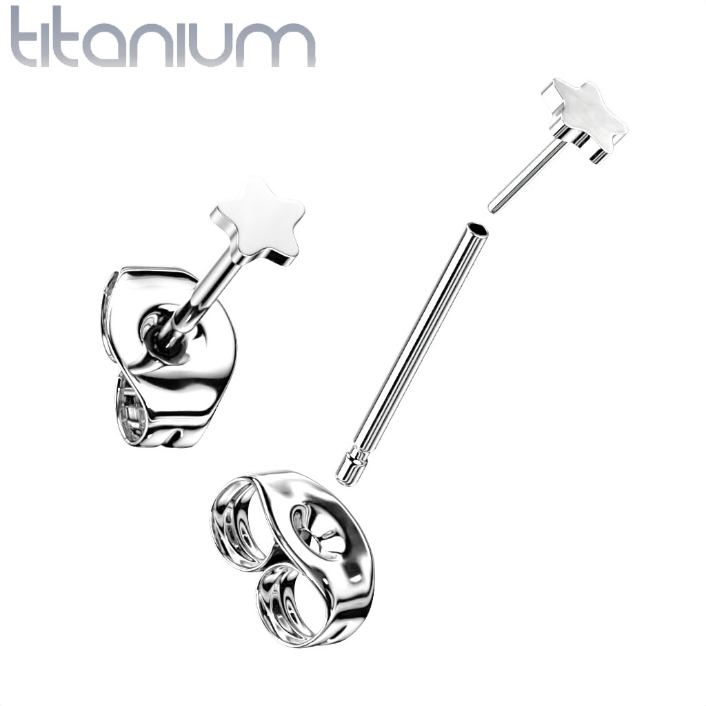 Oorbel staafje QCTE1 (Push in)