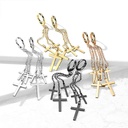 Oorbel SE044 (Kruisje)