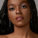 Oorbel SE21400 (Kettinkjes en driehoek)