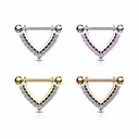 Barbell tepel K11104 (Schildje)