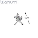 Labret bloem QDT284 (Blaadje)