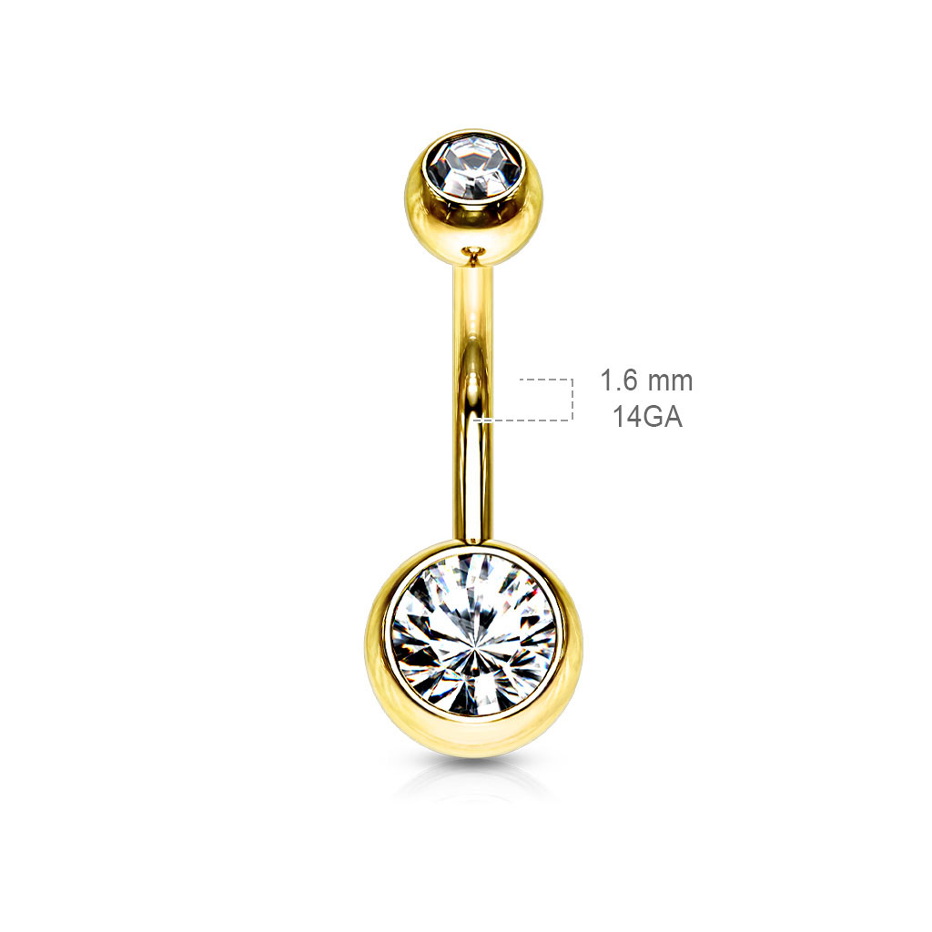 Barbell navel GDPN04 (Schroef op balletje)