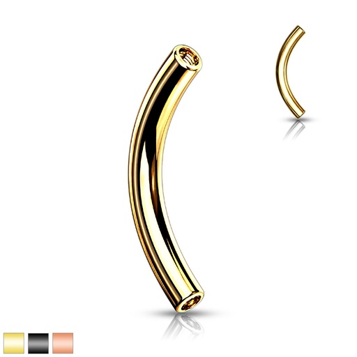 Barbell gebogen QASYCT (Schroef in staafje)